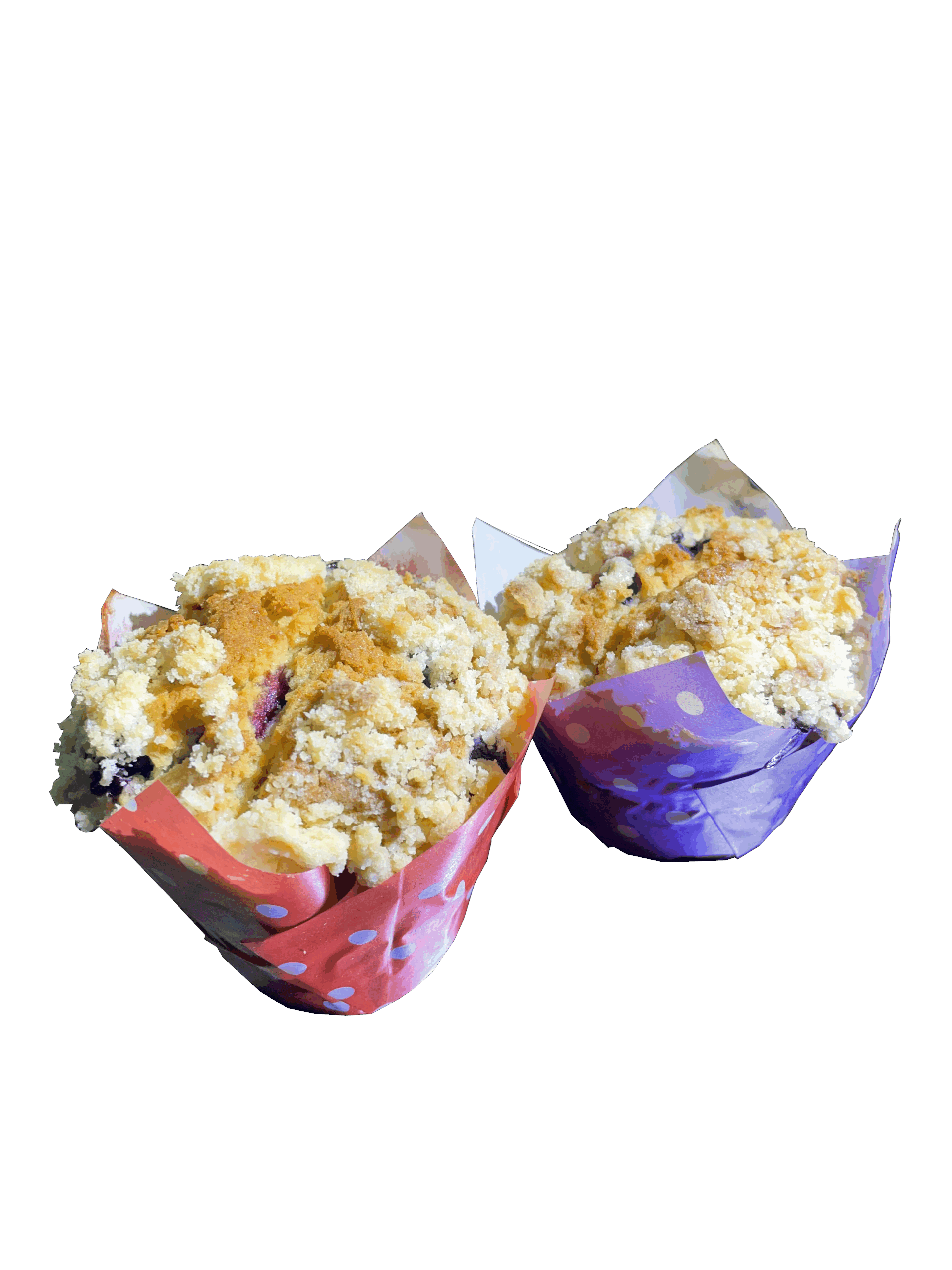 Muffings con arandanos